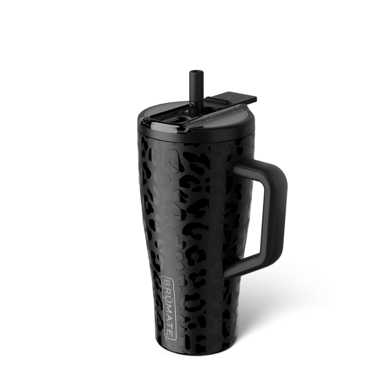 BrüMate Era Flip 30 oz Straw Tumbler-Onyx Leopard
