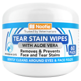 Nootie Tear Stain Wipes for Dogs & Cats