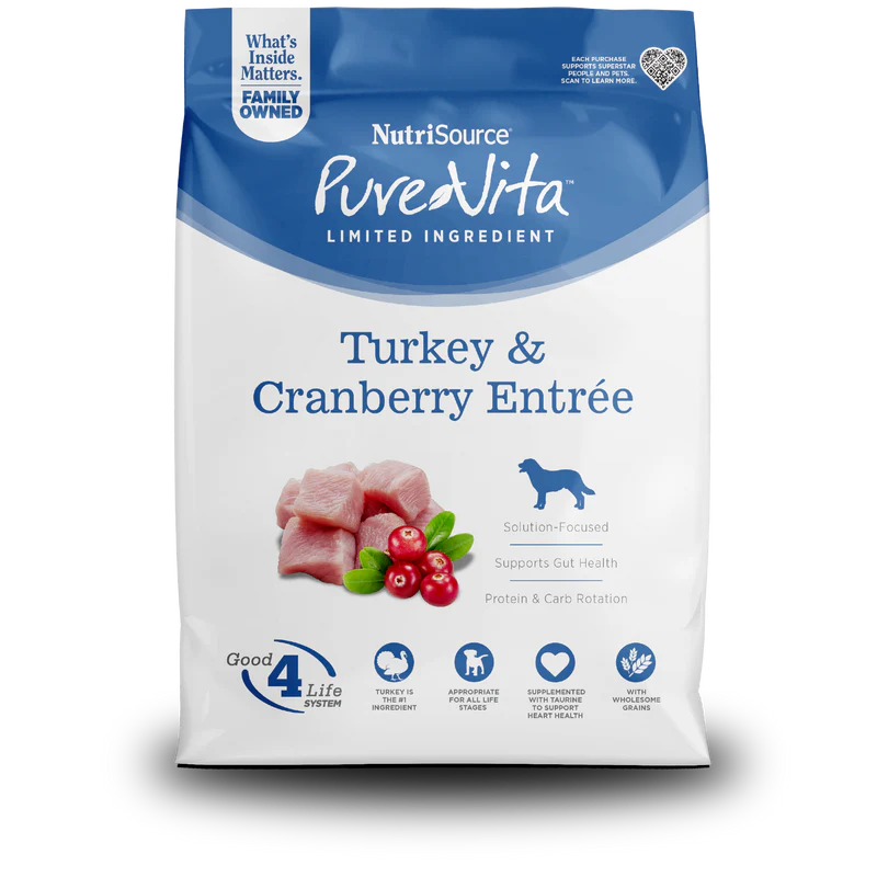 PureVita Turkey and Cranberry Entrée Dog Food