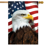 Briarwood Lane American Eagle Patriotic House Flag