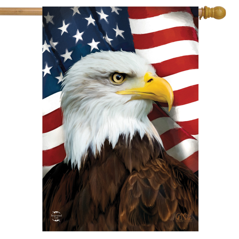 Briarwood Lane American Eagle Patriotic House Flag