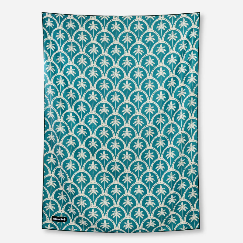 Nomadix Blanket Towel-Palm Resort Teal Ocean