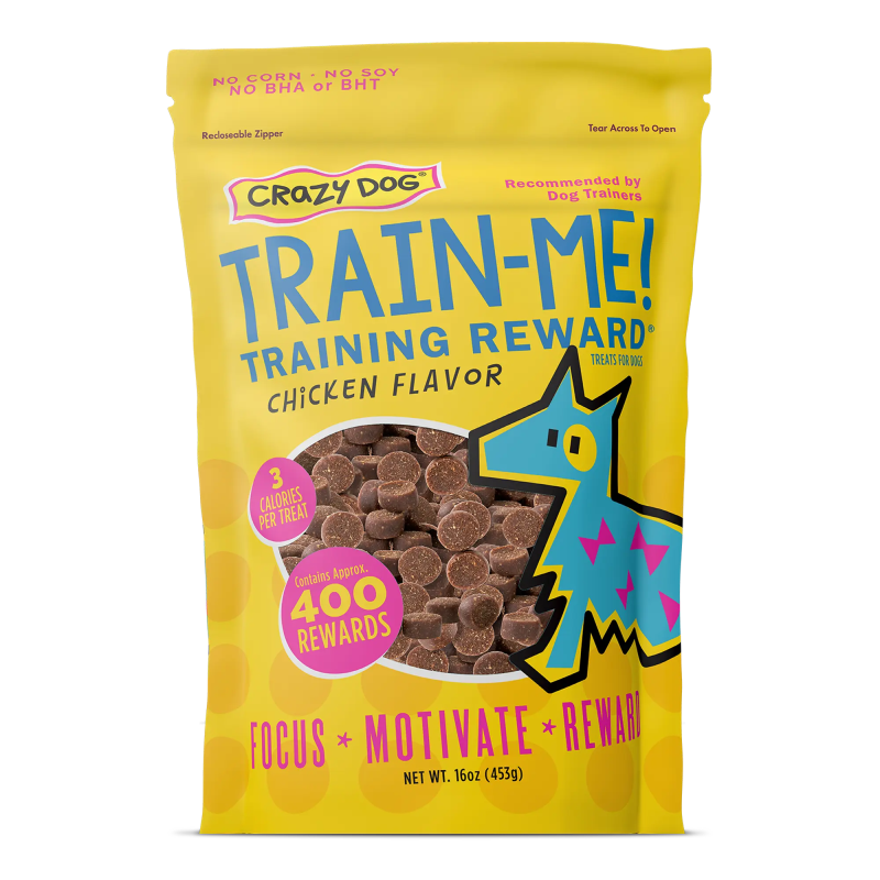 Crazy Dog Train-Me! Chicken Flavor Training Treats for Dogs