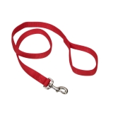Coastal Double-Ply Dog Leash 1"-Red