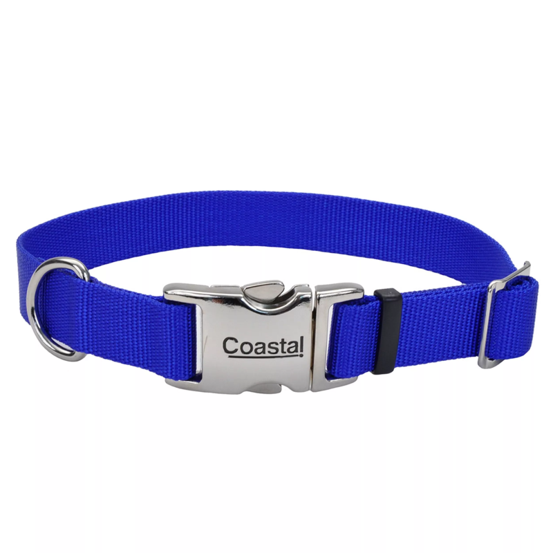 Coastal Pet Products Titan Metal Buckle Adjustable Nylon Medium Dog Collar