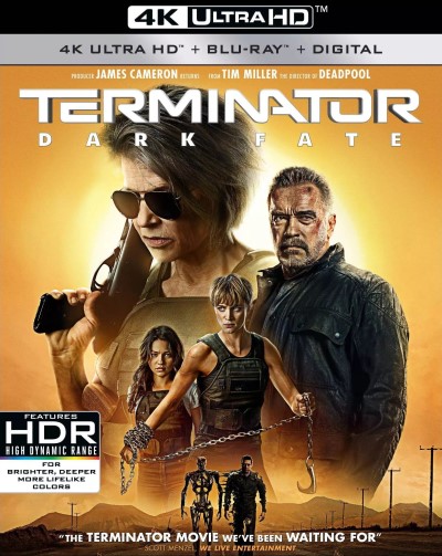 Terminator: Dark Fate (2019)/Linda Hamilton, Arnold Schwarzenegger, and Mackenzie Davis@R@4K Ultra HD + Blu-ray