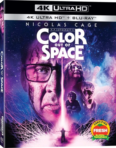 Color Out of Space (2019)/Nicolas Cage, Joely Richardson, and Elliot Knight@Not Rated@4K Ultra HD + Blu-ray