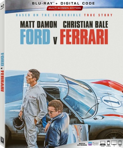 Ford v Ferrari/Matt Damon, Christian Bale, and Jon Bernthal@PG-13@Blu-ray