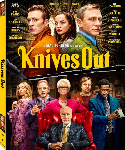 Knives Out (2019)/Daniel Craig, Chris Evans, and Ana de Armas@PG-13@Blu-ray + DVD