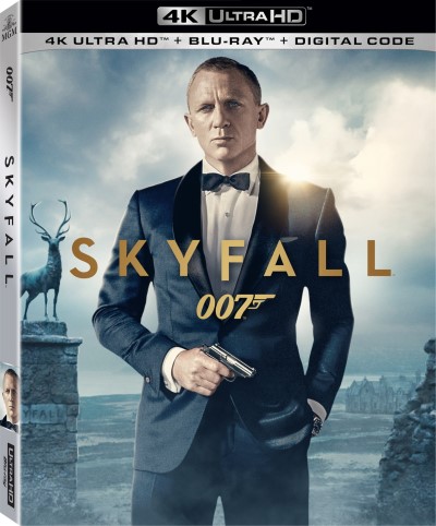 Skyfall (2012)/Daniel Craig, Dame Judi Dench, and Javier Bardem@PG-13@4K Ultra HD + Blu-ray