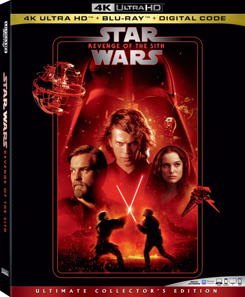 Star Wars: Episode III - Revenge of the Sith/Ewan McGregor, Natalie Portman, and Hayden Christensen@PG-13@4K Ultra HD + Blu-ray