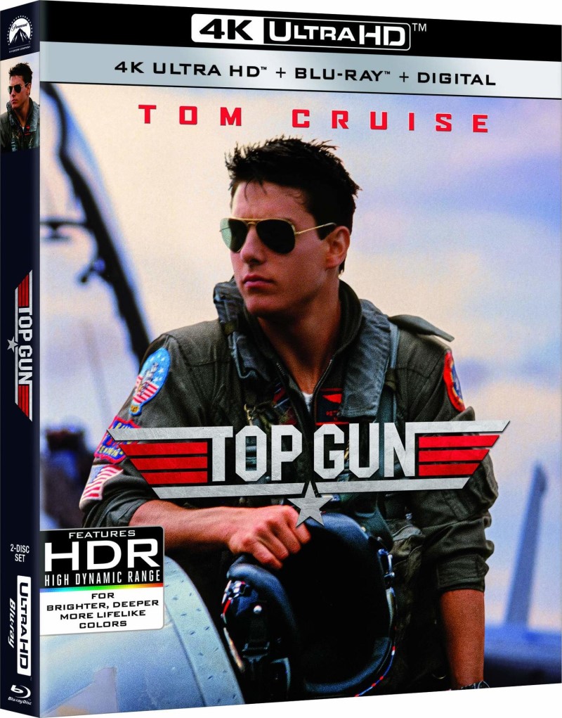 Top Gun (1986)/Tom Cruise, Kelly McGillis, and Val Kilmer@PG@4K Ultra HD + Blu-ray
