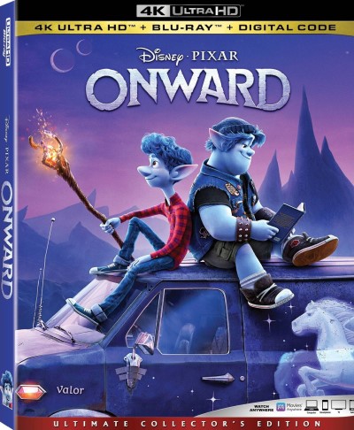 Onward (2020)/Tom Holland, Chris Pratt, and Julie Louis-Dreyfus@PG@4K Ultra HD + Blu-ray