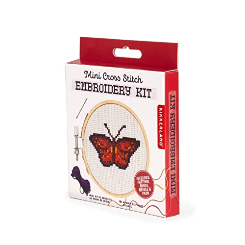 Kit/Mini Cross Stitch - Butterfly