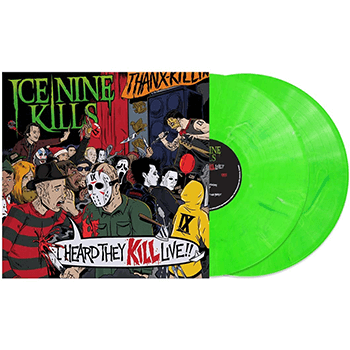 Ice Nine Kills/I Heard They KILL Live@2 LP Neon Green Marble Vinyl