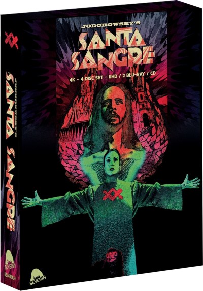 Santa Sangre (Severin Films) (2021 Reissue)/Axel Jodorowsky, Blanca Guerra, and Guy Stockwell@NC-17@4K Ultra HD/Blu-ray/CD