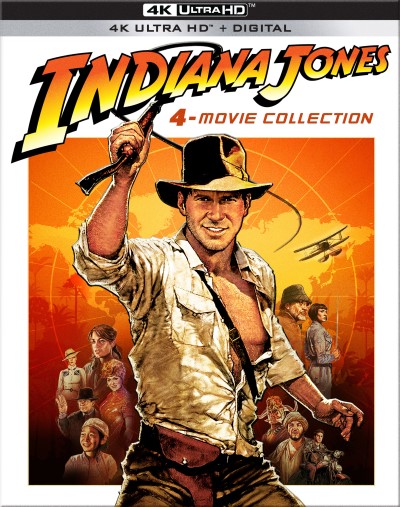 Indiana Jones: 4-Movie Collection/Harrison Ford, John Rhys-Davies, and Karen Allen@PG-13@4K Ultra HD