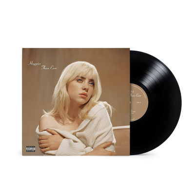 Billie Eilish/Happier Than Ever (2021) (100% Black Recycled Vinyl)@2 LP
