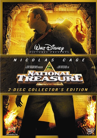 National Treasure (2004) (2-Disc Collector's Edition)/Nicolas Cage, Harvey Keitel, and Jon Voight@PG@DVD