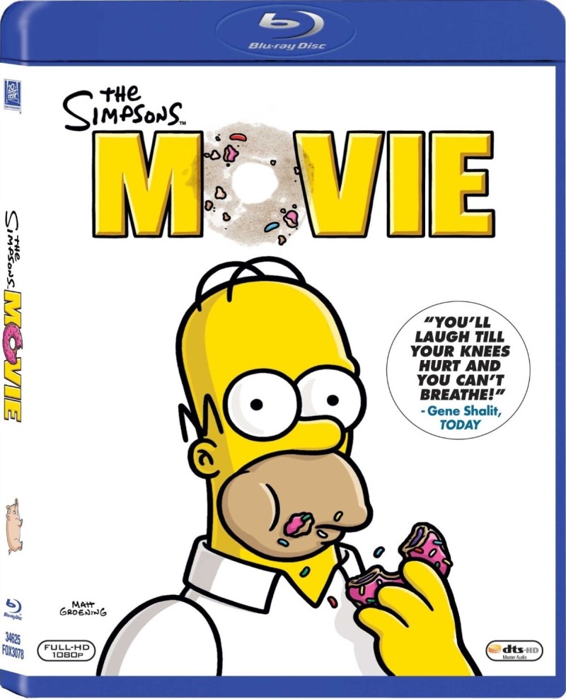 The Simpsons Movie (2007)/Dan Castallaneta, Julie Kavner, Nancy Cartwright, and Yeardley Smith@PG-13@Blu-ray