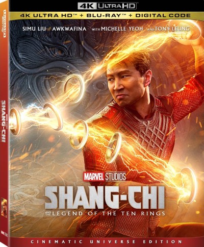 Shang-Chi and the Legend of the Ten Rings (2021)/Simu Liu, Awkwafina, and Tony Leung@PG-13@4K Ultra HD + Blu-ray