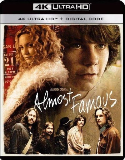 Almost Famous (2000)/Patrick Fugit, Billy Crudup, and Frances McDormand@R@4K Ultra HD