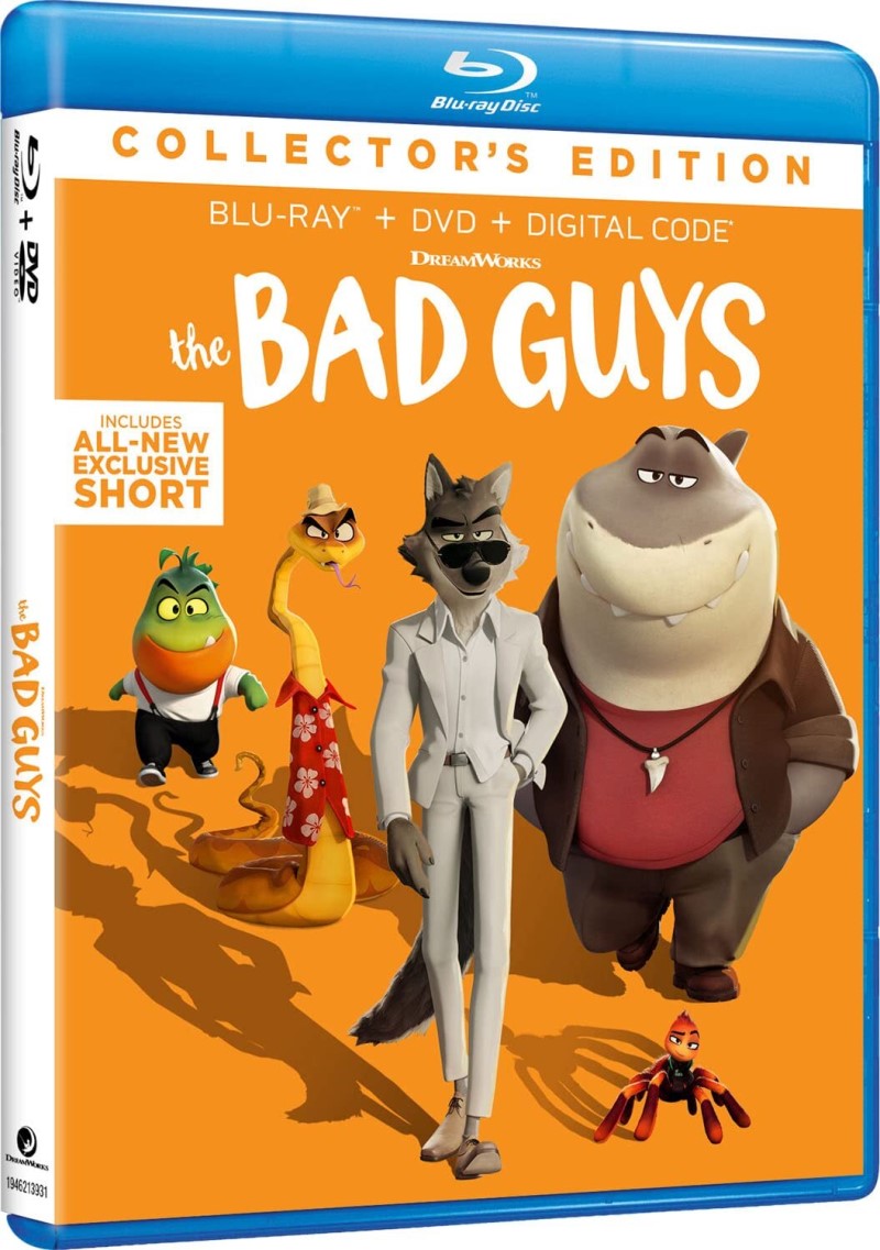 The Bad Guys (2022)/Sam Rockwell, Marc Maron, and Nora "Awkwafina" Lum@PG@Blu-ray + DVD