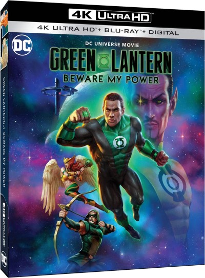 Green Lantern: Beware My Power (2022)/Aldis Hodge, Jimmi Simpson, and Ike Amadi@PG-13@4K Ultra HD + Blu-ray