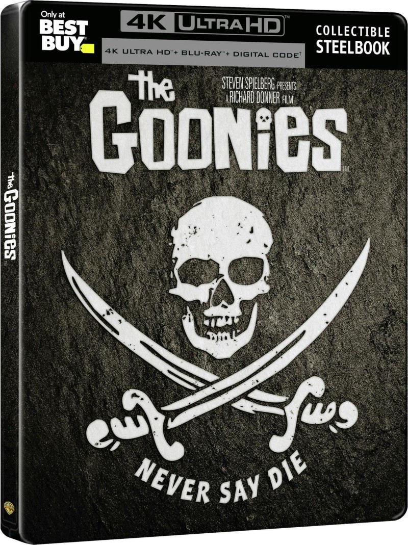 The Goonies (1985) (SteelBook) (Best Buy Exclusive)/Sean Astin, Josh Brolin, and Jeff Cohen@PG@4K Ultra HD + Blu-ray