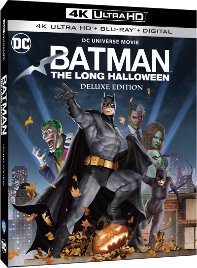 Batman: The Long Halloween (2021) (Deluxe Edition)/Jensen Ackles, Josh Duhamel, and Naya Rivera@R@4K Ultra HD + Blu-ray