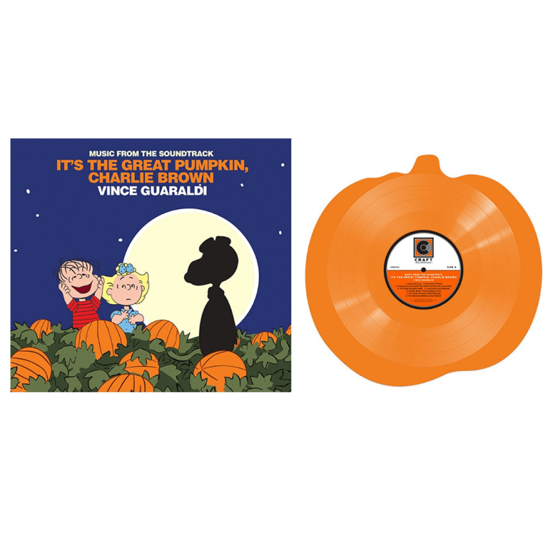 Peanuts: It's The Great Pumpkin, Charlie Brown/Vince Guaraldi@Translucent Orange Pumpkin-Shaped Disc@33 1/3rpm LP