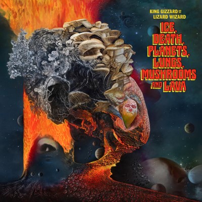 King Gizzard & The Lizard Wizard/Ice, Death, Planets, Lungs, Mushrooms & Lava (Recycled Black Vinyl)@Recycled Black Vinyl@2LP