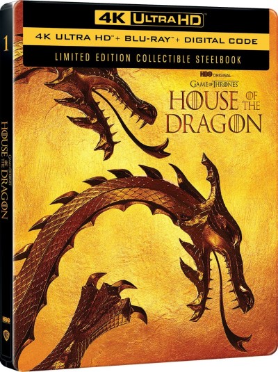 House of the Dragon: The Complete First Season (Steelbook)/Paddy Considine, Matt Smith and Emma D'Arcy@TV-MA@4K Ultra HD + Blu-Ray