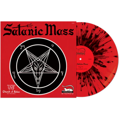 Anton Szandor Lavey/The Satanic Mass: Recorded Live at the Church of Satan (1967) (Red/Black Splatter Vinyl)@LP