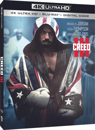 Creed III/Michael B. Jordan, Tessa Thompson, and Mila Davis-Kent@PG-13@4K Ultra HD/Blu-ray