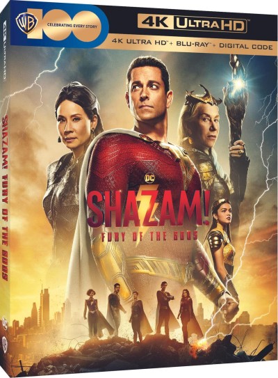Shazam! Fury of the Gods (2023)/Zachary Levi, Asher Angel, and Jack Dylan Grazer@PG-13@4K Ultra HD + Blu-ray