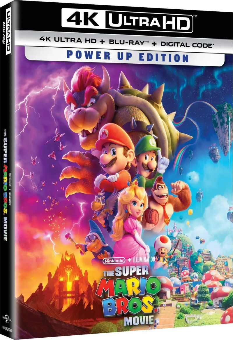 The Super Mario Bros. Movie (2023)/Chris Pratt, Anya Taylor-Joy, and Charlie Day@PG@4K Ultra HD/Blu-ray