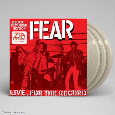 Fear/Live...For The Record (Zia Exclusive)@Triple Silver Vinyl - Deluxe Expanded Edition@Limited To 100