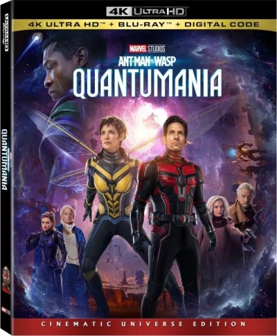 Ant-Man and the Wasp: Quantumania (2023)/Paul Rudd, Evangeline Lilly, and Kathryn Newton@PG-13@4K Ultra HD + Blu-ray