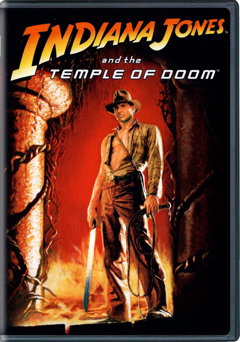 Indiana Jones and the Temple of Doom (1984)/Harrison Ford, Kate Capshaw, and Ke Huy Quan@PG@DVD