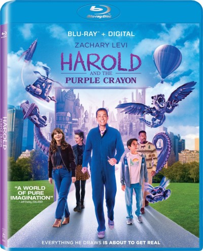 Harold and the Purple Crayon (2024)/Zachary Levi, Lil Rel Howery, and Benjamin Bottani@PG@Blu-ray