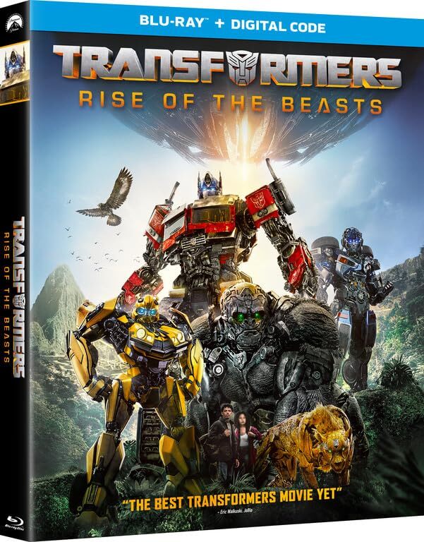Transformers: Rise of the Beasts (2023)/Anthony Ramos, Dominique Fishback, and Peter Cullen@PG-13@Blu-ray