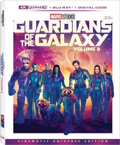 Guardians of the Galaxy Vol.3 (2023)/Chris Pratt, Zoë Saldaña, and Dave Bautista@PG-13@4K Ultra HD + Blu-ray