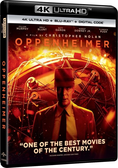 Oppenheimer (2023)/Cillian Murphy, Emily Blunt, and Matt Damon@R@4K Ultra HD + Blu-ray