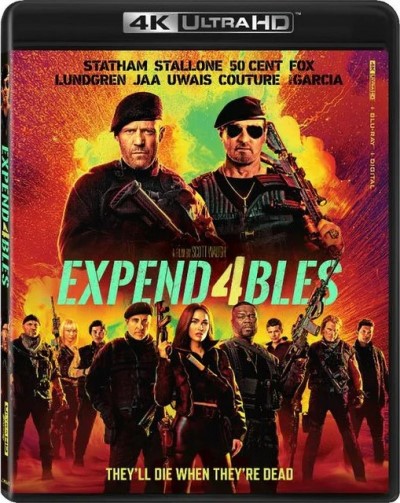 The Expendables 4/Jason Statham, Sylvester Stallone, and Curtis "50 Cent" Jackson@R@4K Ultra HD/Blu-ray
