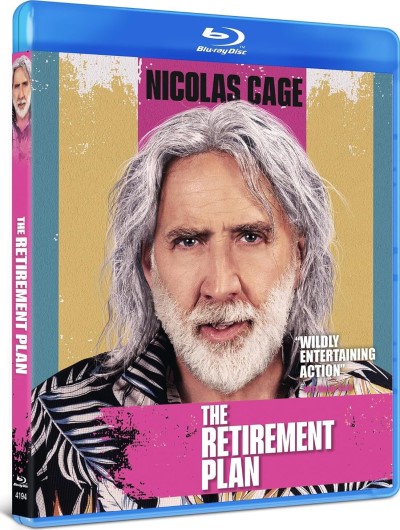 The Retirement Plan (2023)/Nicolas Cage, Ron Perlman, and Ashley Greene@R@Blu-ray