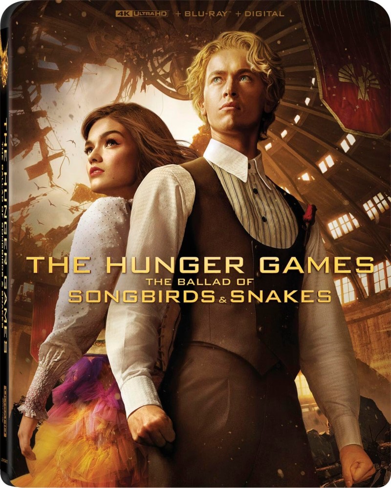 The Hunger Games: The Ballad of Songbirds & Snakes (2023)/Tom Blyth, Rachel Zegler, and Peter Dinklage@PG-13@4K Ultra HD + Blu-ray