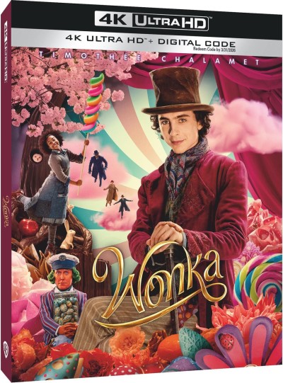 Wonka (2023)/Timothée Chalamet, Calah Lane, and Keegan-Michael Key@PG@4K Ultra HD/Blu-ray