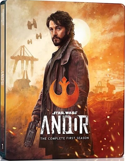 Star Wars: Andor - The Complete First Season (SteelBook)/Diego Luna, Kyle Soller, and Stellan Skarsgård@TV-14@4K Ultra HD + Blu-ray