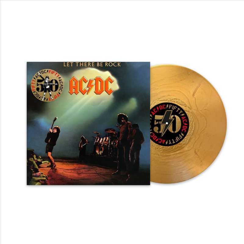 AC/DC/Let There Be Rock (1977) (50th Anniversary) (Gold Vinyl)@LP
